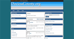 Desktop Screenshot of daviesscounty.org